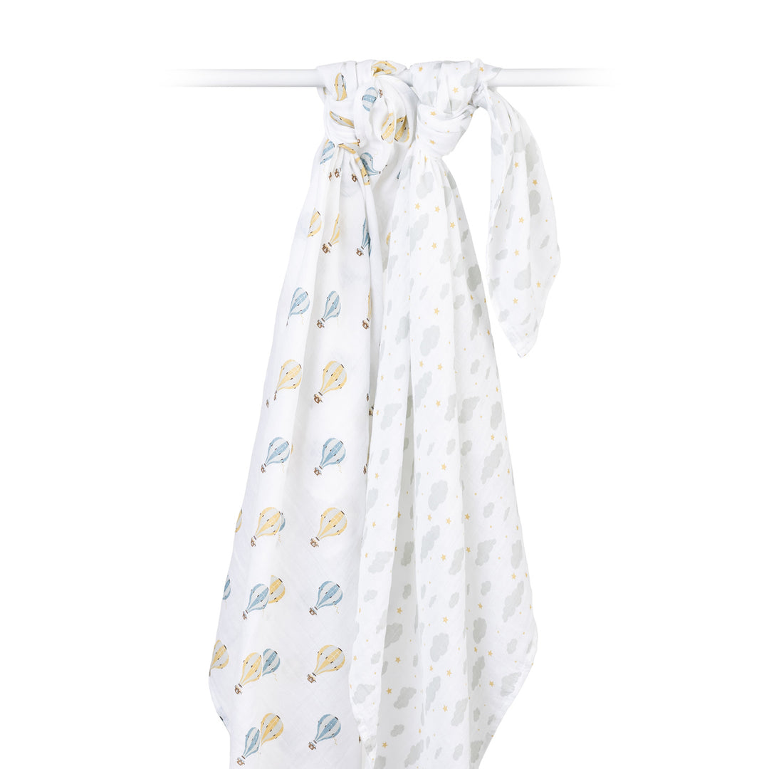 2pk Cotton Muslin Swaddle Blanket - 40x40