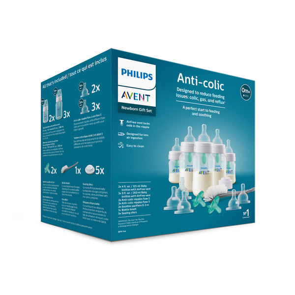 Coffret cadeau biberon anti-colique avec évent AirFree