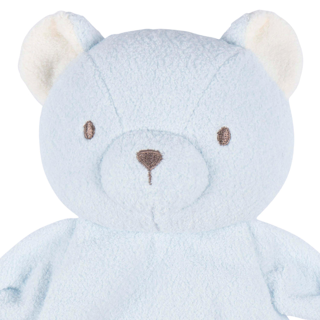 Just Born by Gerber Baby Boy Lovey Security Blanket Bear - BLUE