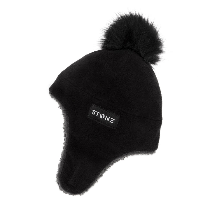 Stonz - F24 - Fleece Hat - Black - 6-12M Fleece Hat - Black 628631022675