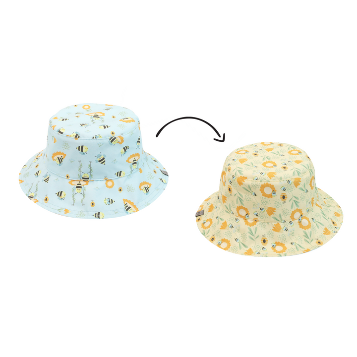Reversible Kids UPF50+ Patterned Sun Hat