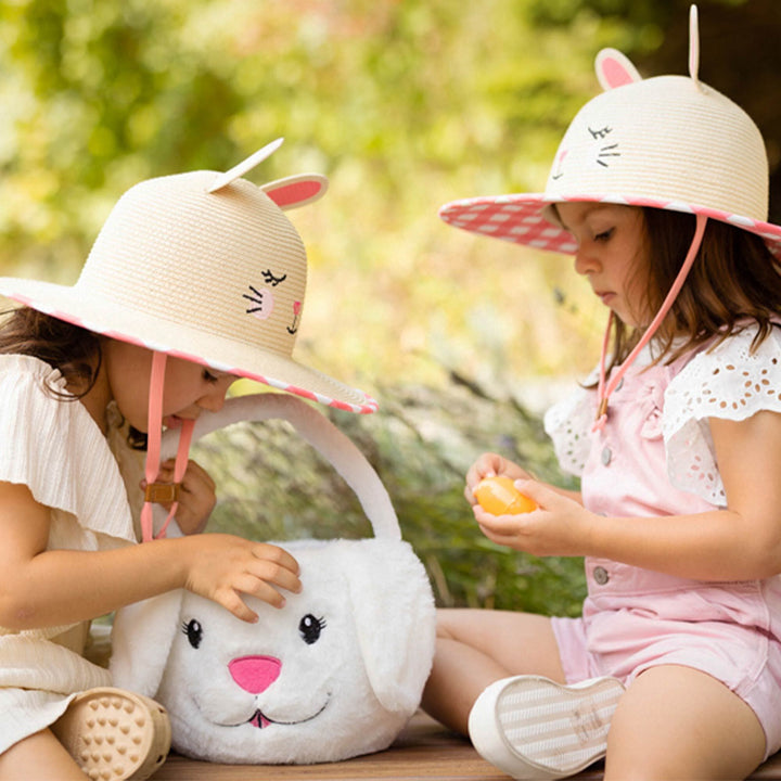 Kids Lifeguard Straw Hat - Bunny