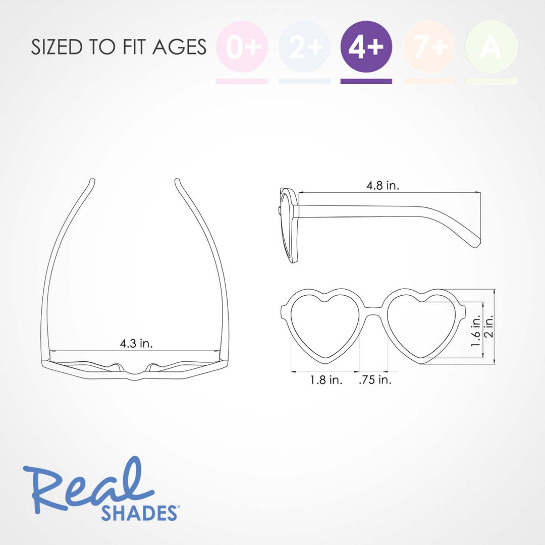 Lunettes de soleil UV Heart Unbreakable