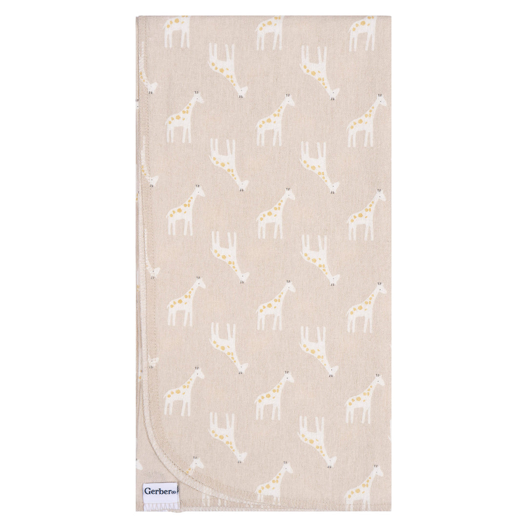 Flannel Receiving Blanket - 4pk