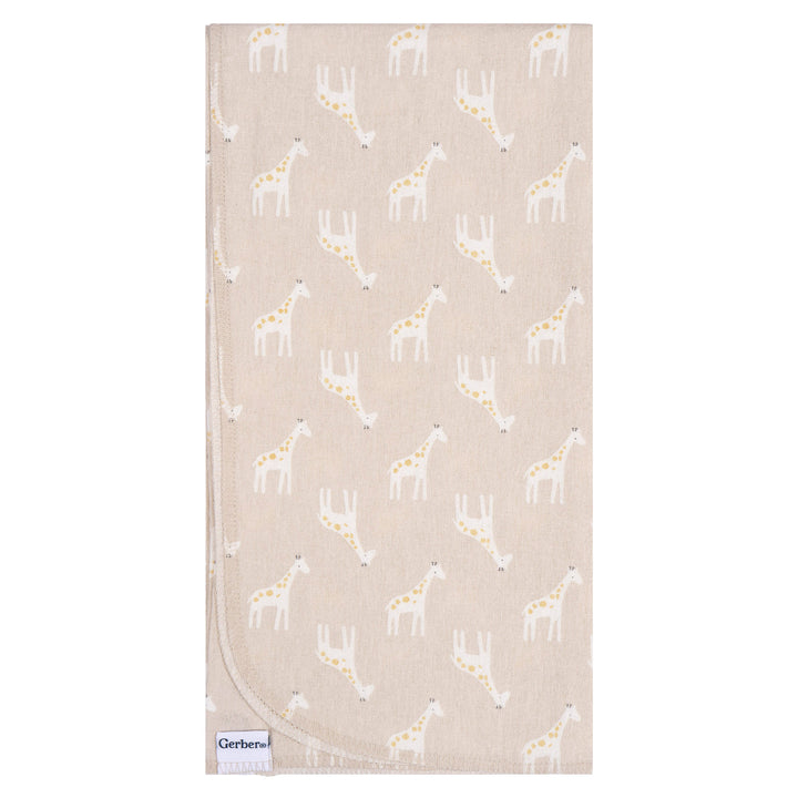Flannel Receiving Blanket - 4pk