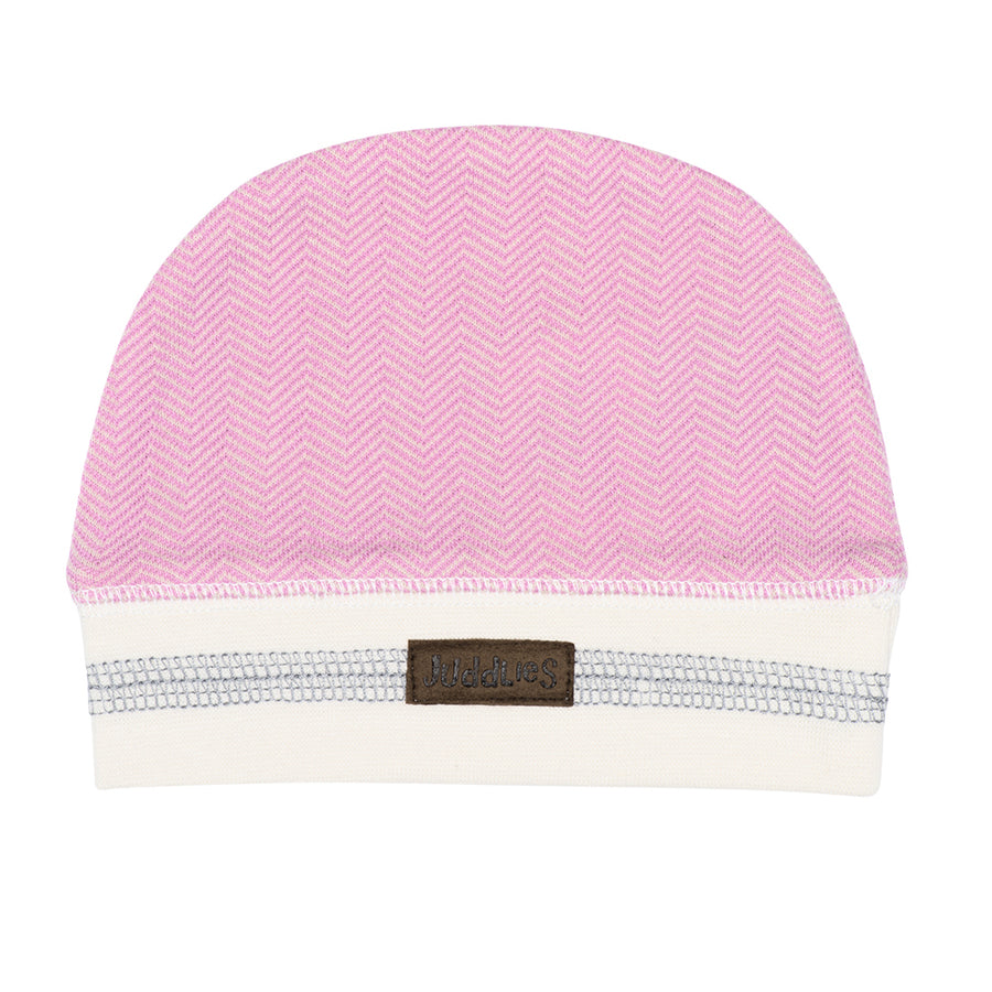 d - Juddlies - Organic Cottage Hat - Sunset Pink 4-12M Organic Cottage Hat - Sunset Pink 821436006745