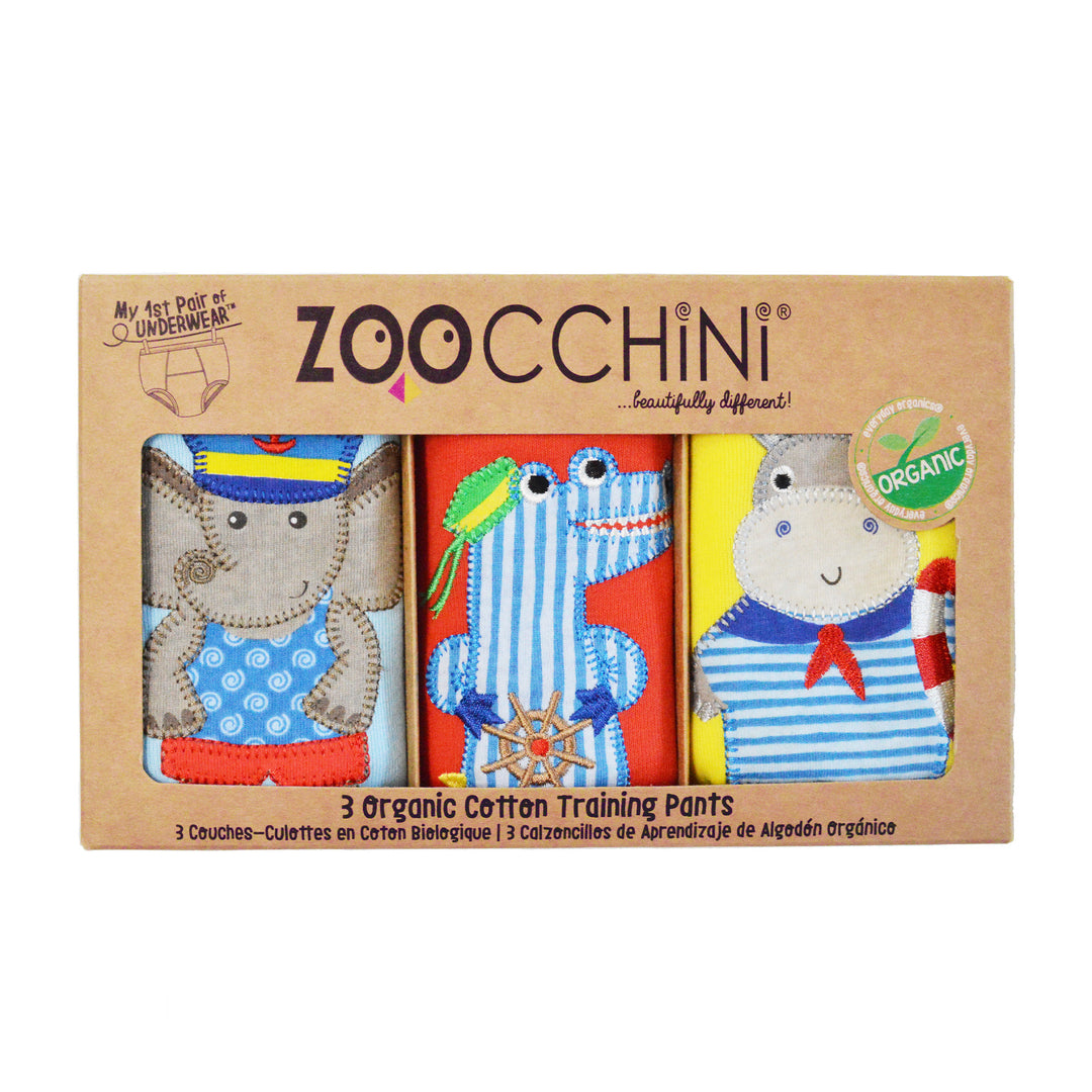 Organic Cotton 3 Piece Potty Training Pants
