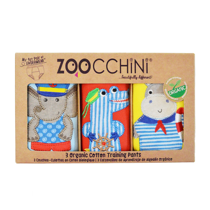 Organic Cotton 3 Piece Potty Training Pants