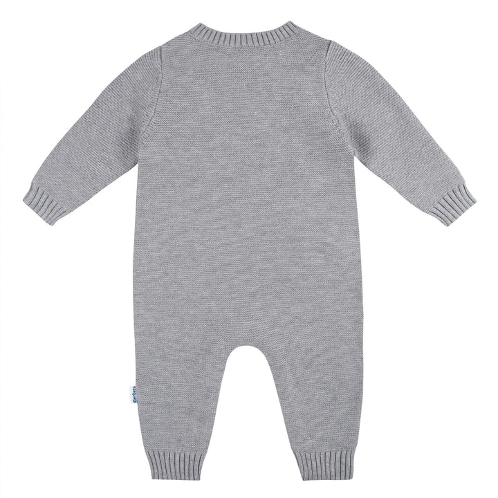 1 Pack Sweater Knit Romper - Boy - Raccoon