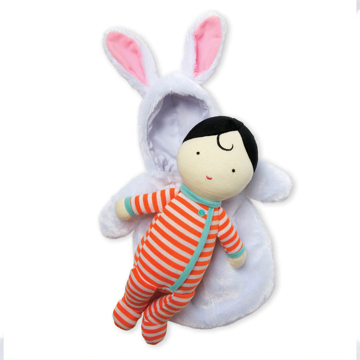 Snuggle Baby Doll+Hooded Bunny Sleep Sack