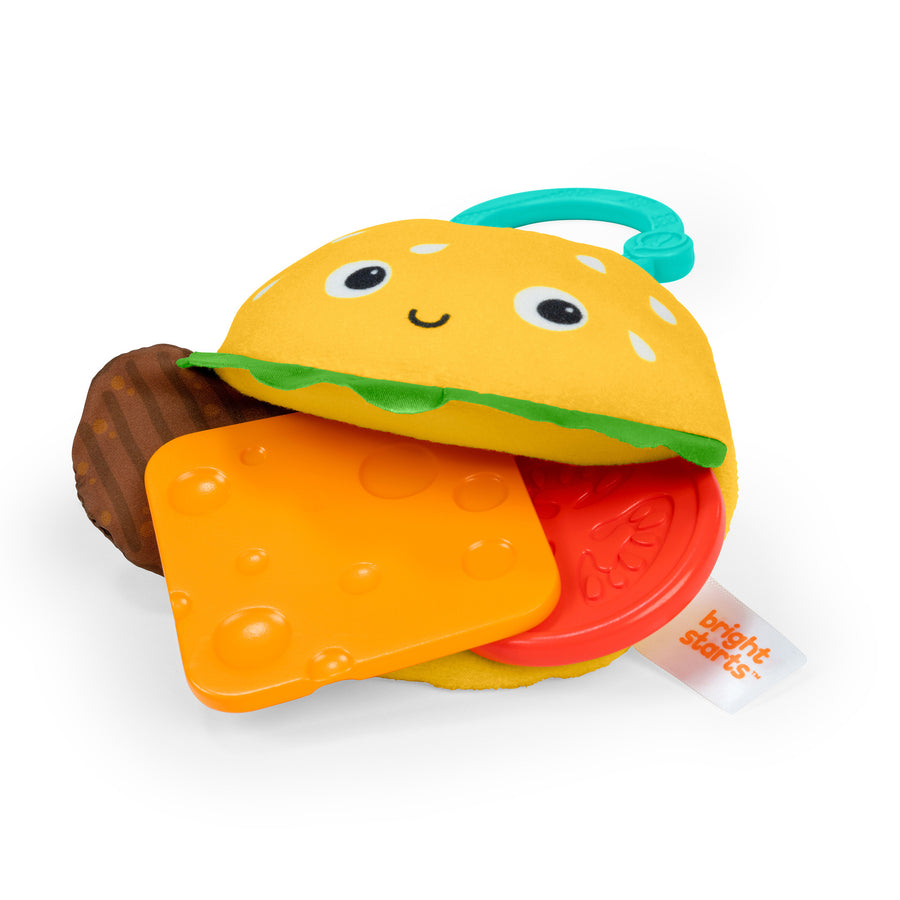Bright Starts - Say Cheeseburger™ Teether Toy Bright Starts™ Say Cheeseburger™ Teether Toy 074451167018