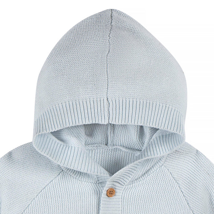 Just Born by Gerber Baby Boy 2-Piece Sweater Knit Set - BLUE