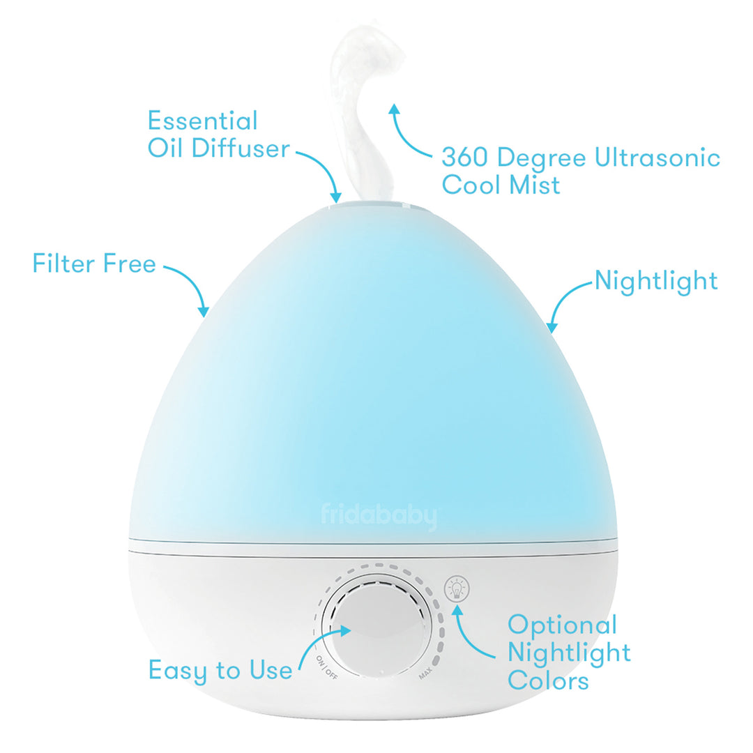 BreatheFrida 3-in-1 Humidifier Diffuser Nightlight