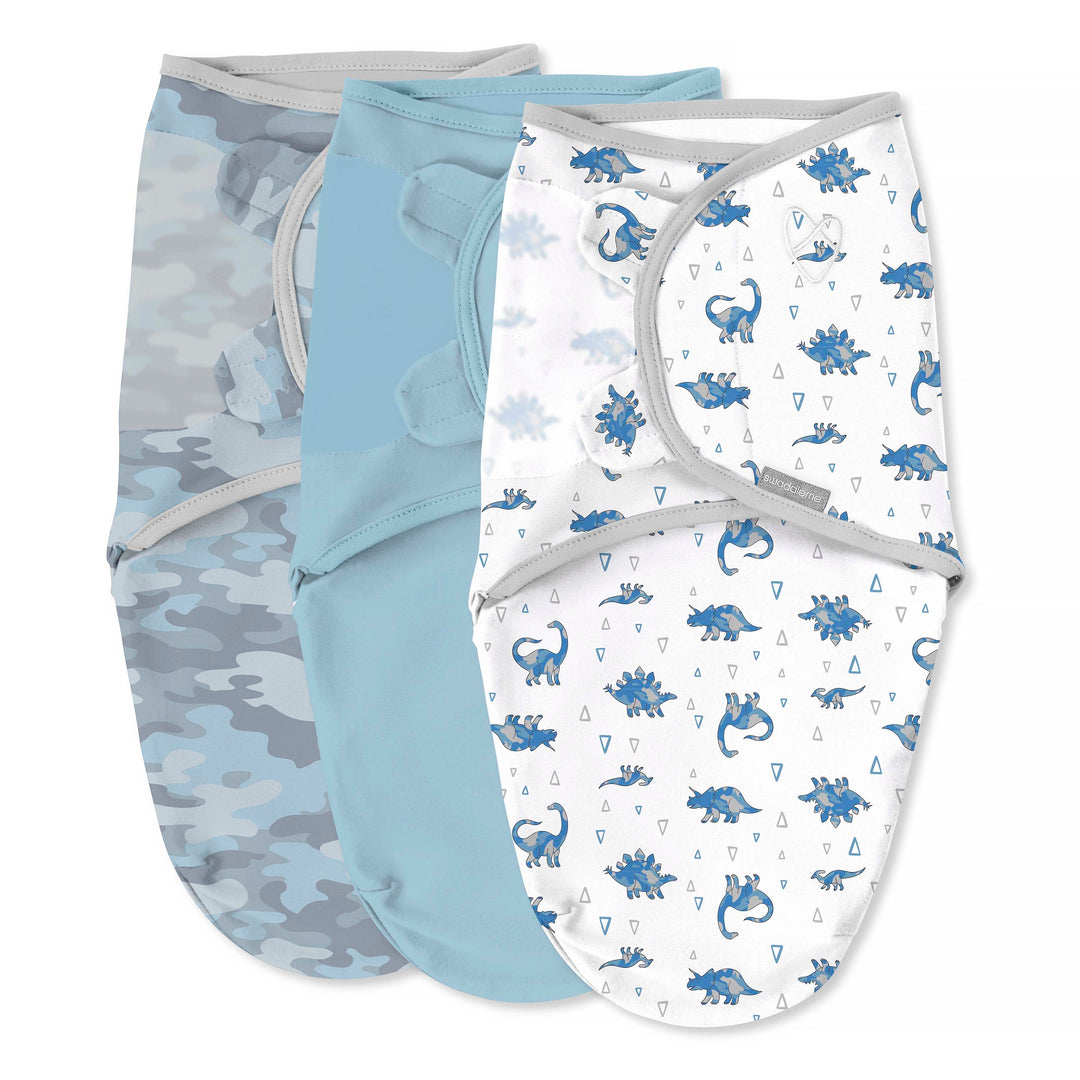 SwaddleMe - 3pk Original - Dino Mite - 0-3M 3 pack Original Swaddle - Dino Mite 012914500804