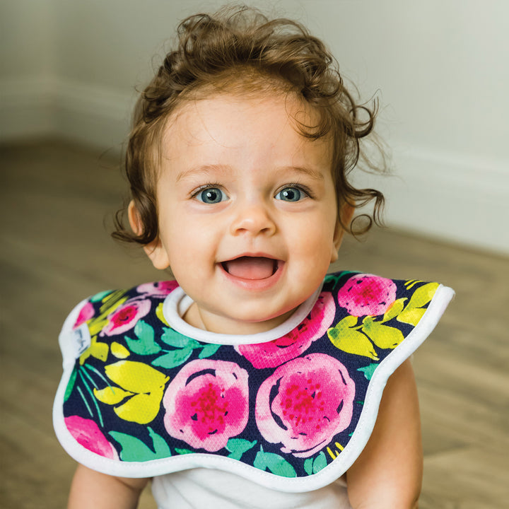 Kaffle Roundabout Bib 2PK - Painted Peony Set