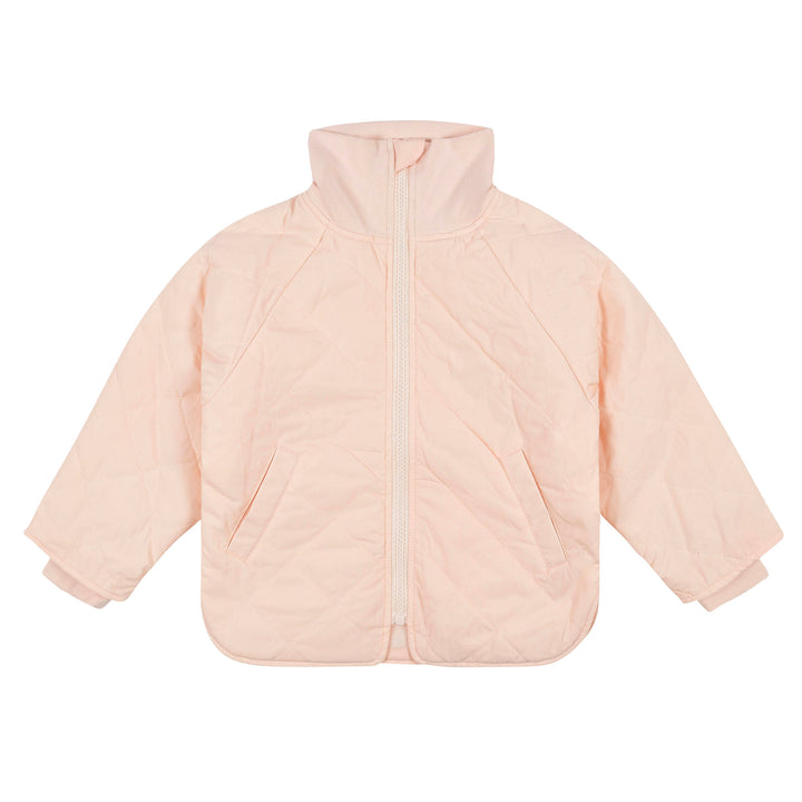 d - Gerber - Opp-22F - 1pc Quilted Jacket - Pink - 3T Baby & Toddler Girl 1-Piece Jacket in Pink 013618332838