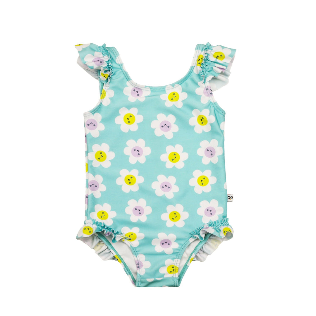 Maillot de bain 1 pièce à volants pour bébé