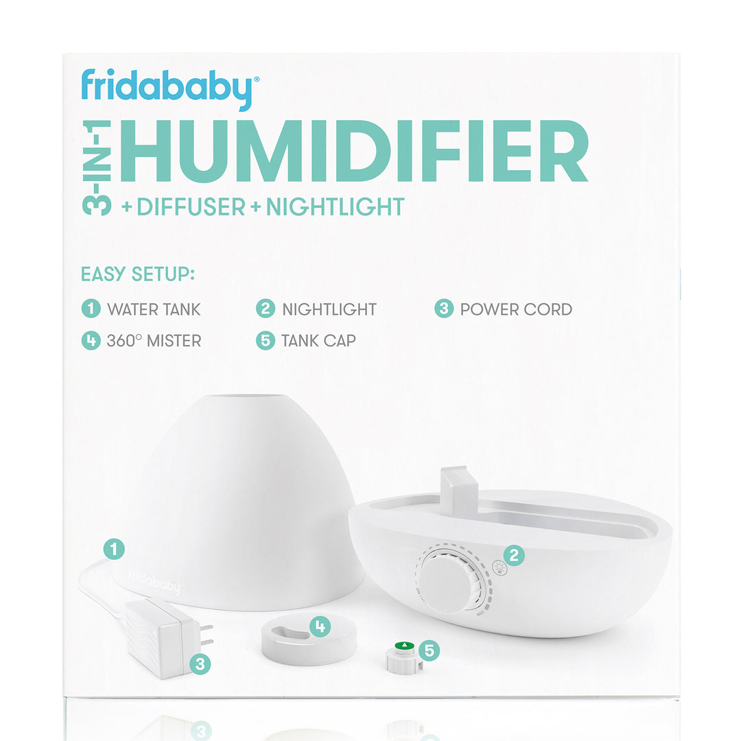 BreatheFrida 3-in-1 Humidifier Diffuser Nightlight