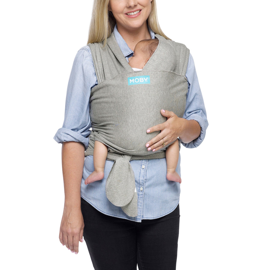 d - Moby - Classic Wrap - Grey Classic Wrap Baby Carrier - Grey 843390008283