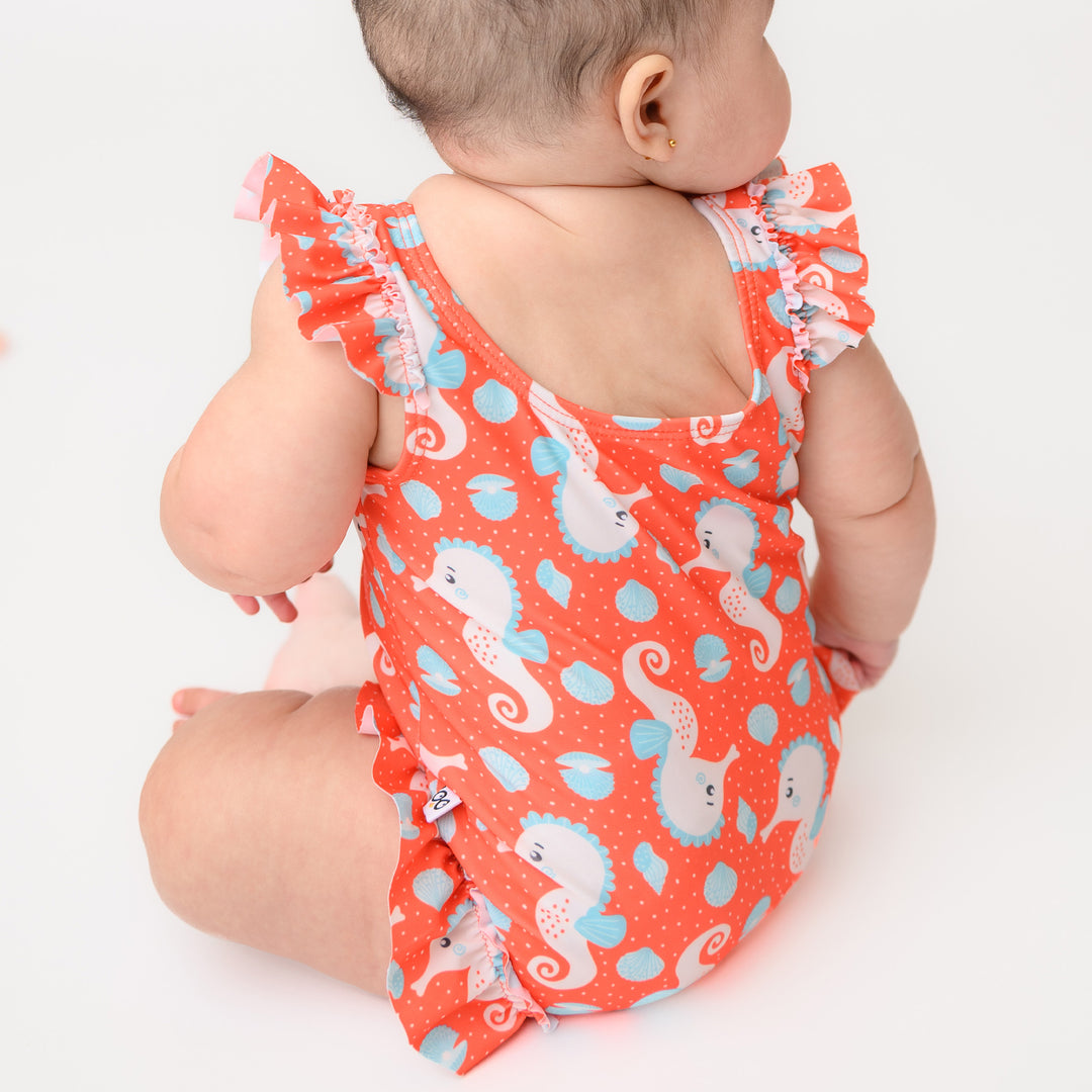 Baby Ruffled 1 Piece Swimsuit