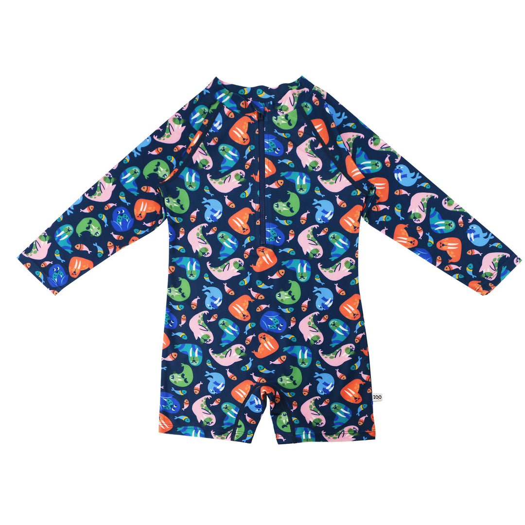 Rashguard 1 Piece Printed Swimsuit
