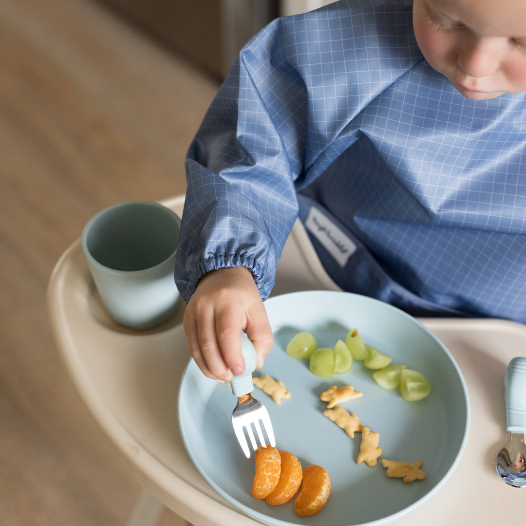 Bavoir à manches longues anti-salissures