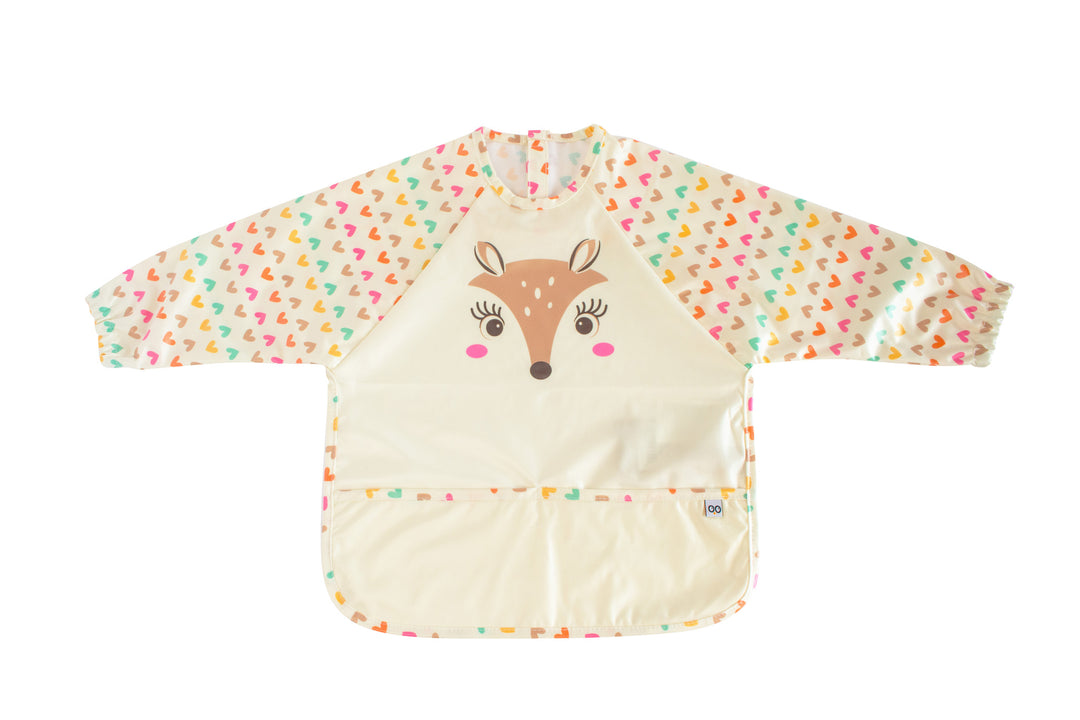 d - ZOOCCHINI - Sleeved Bib - Art Smock - Fiona the Fawn Sleeved Bib  Art Smock - Fiona the Fawn 810608033016