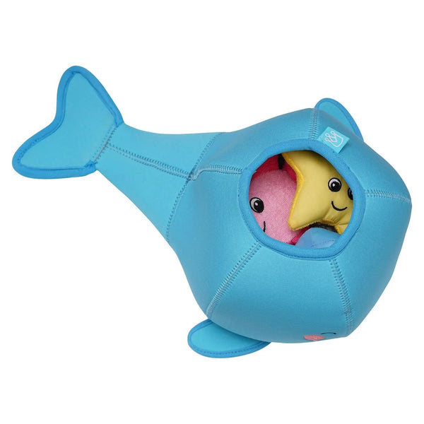 Neoprene Whale 5pc SpillnFill Bath Toy