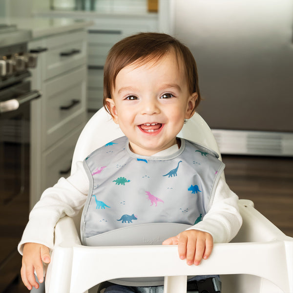 Bavoir de poche en silicone anti-salissures - paquet de 2