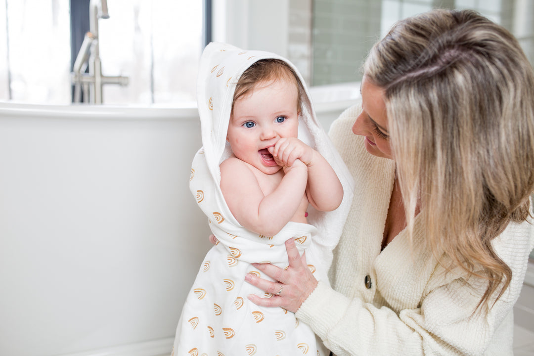 Hooded Towel - Rainbow