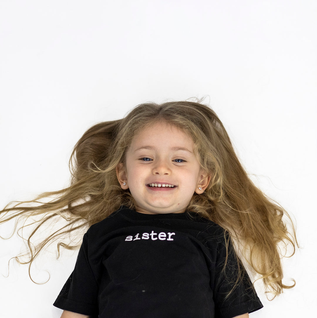 Infant T-Shirt - Sister - Black