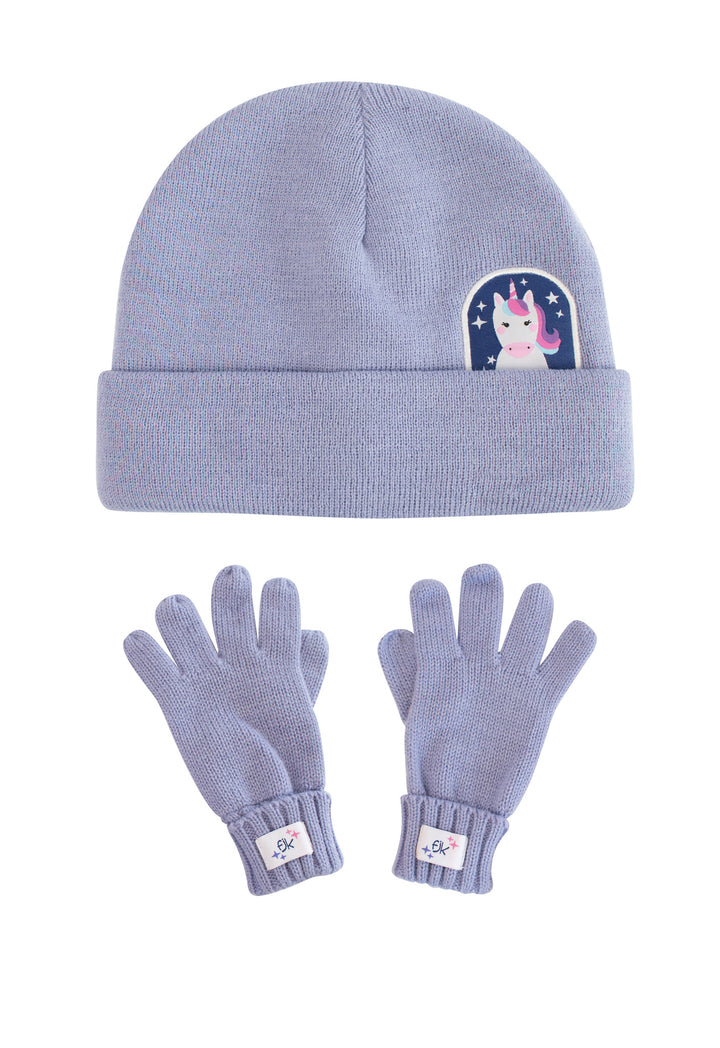 d - FlapJackKids - Toque + Gloves Set - Unicorn -Large 4-6Y+ Toque & Gloves Set - Unicorn 873874009680