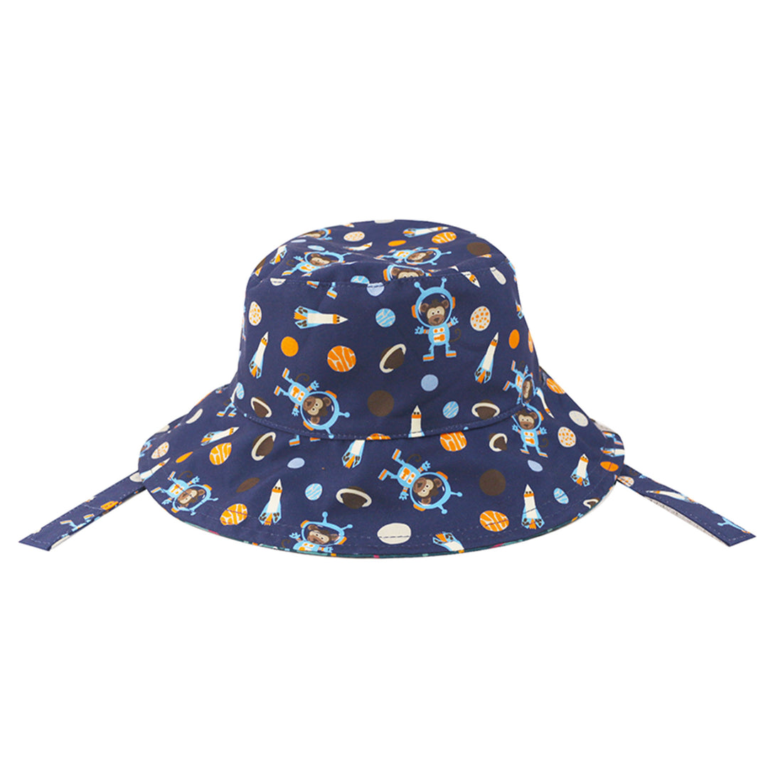 Reversible Kids UPF50+ Patterned Sun Hat