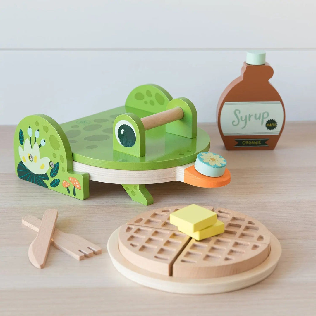 Ribbit Waffle Maker Pretend Cooking Set