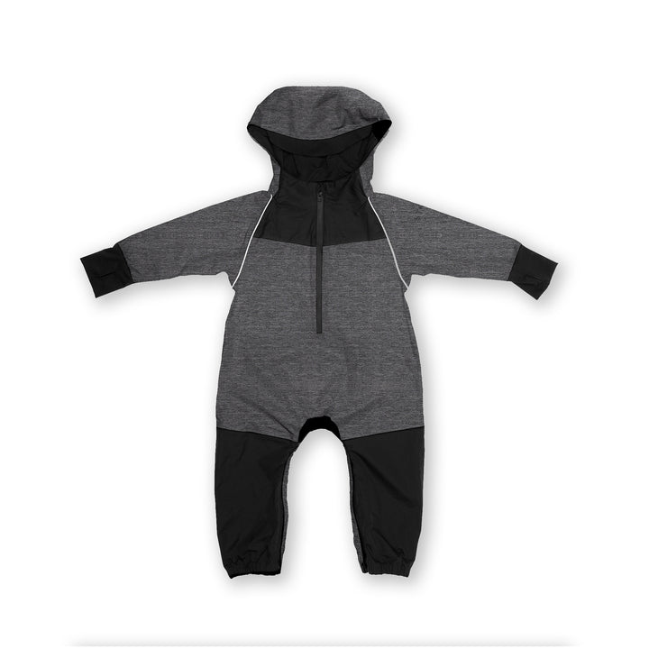 Stonz - Core - Rain Suit - Heather Grey - 18-24M Rain Suit - Black/Heather Grey 628631011327