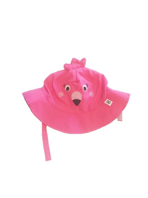 d - ZOOCCHINI - UPF50+ Baby Sun Hat Flamingo 12-24m UPF50+ Baby Sun Hat - Flamingo 855409006524