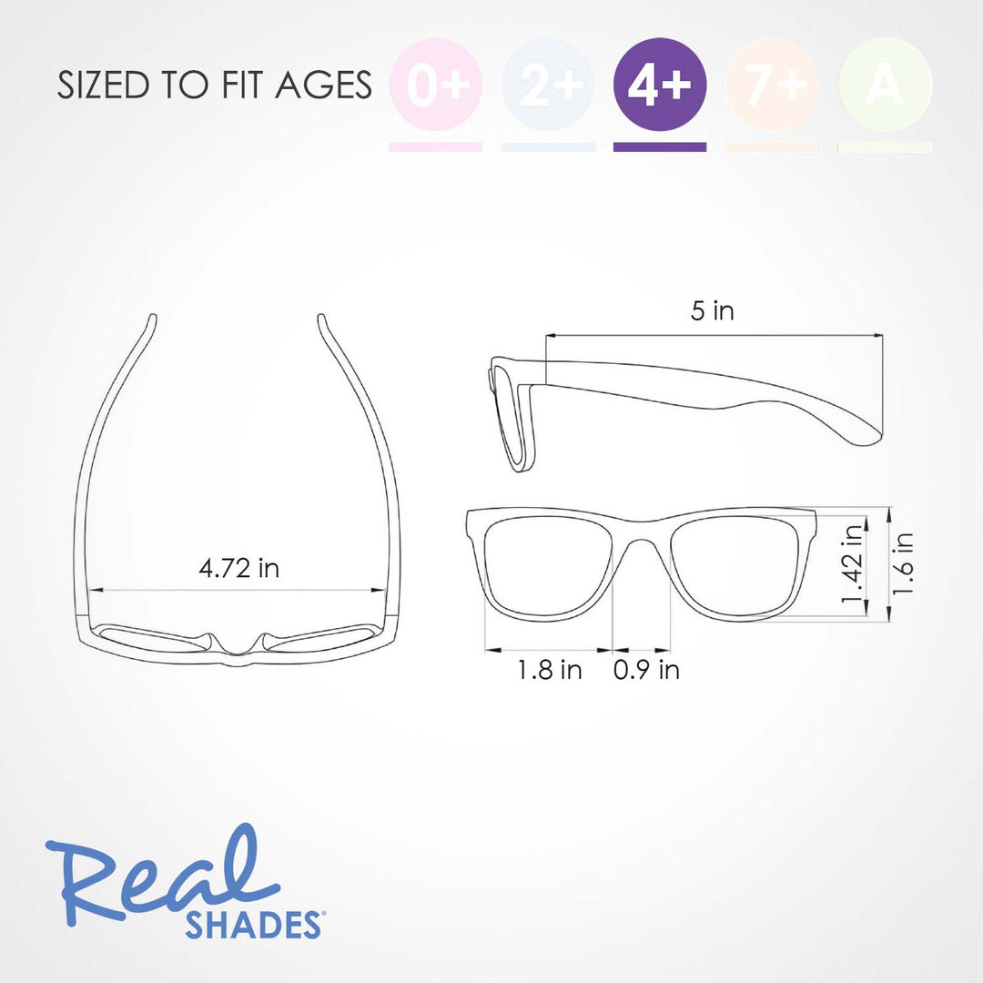 Lunettes de soleil emblématiques UV incassables Surf