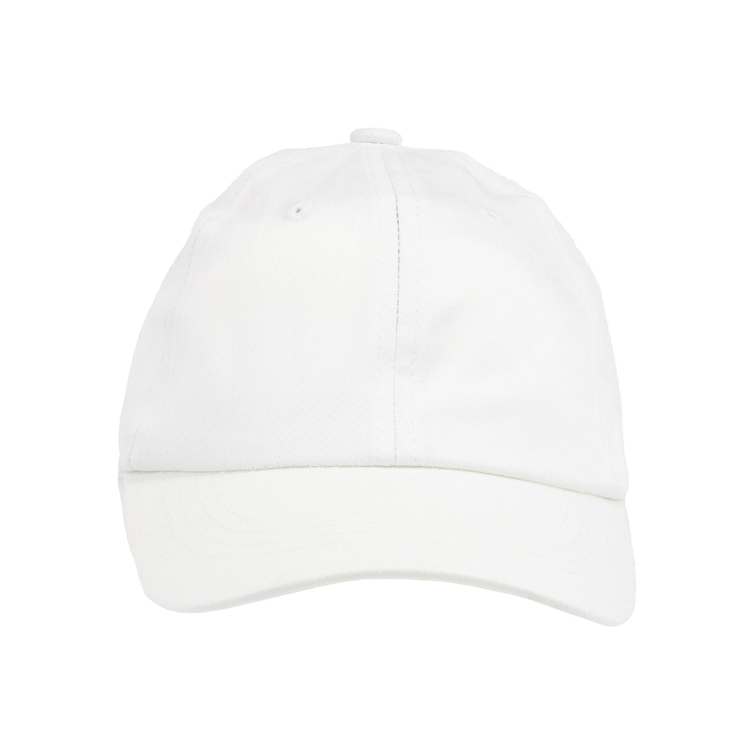 Kidcentral - Ball Cap - White - Baby 0-12M Ball Cap - White 808177020162