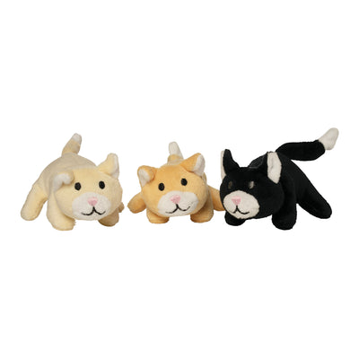 Nursing Nina Cat w Plush Kittens 10"
