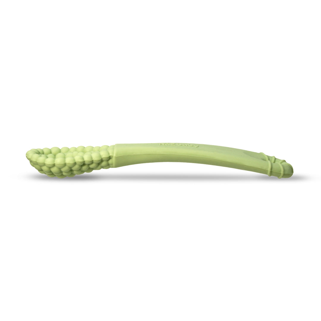 RaZberry Silicone Training Spoon - 2 pack - Tan & Green