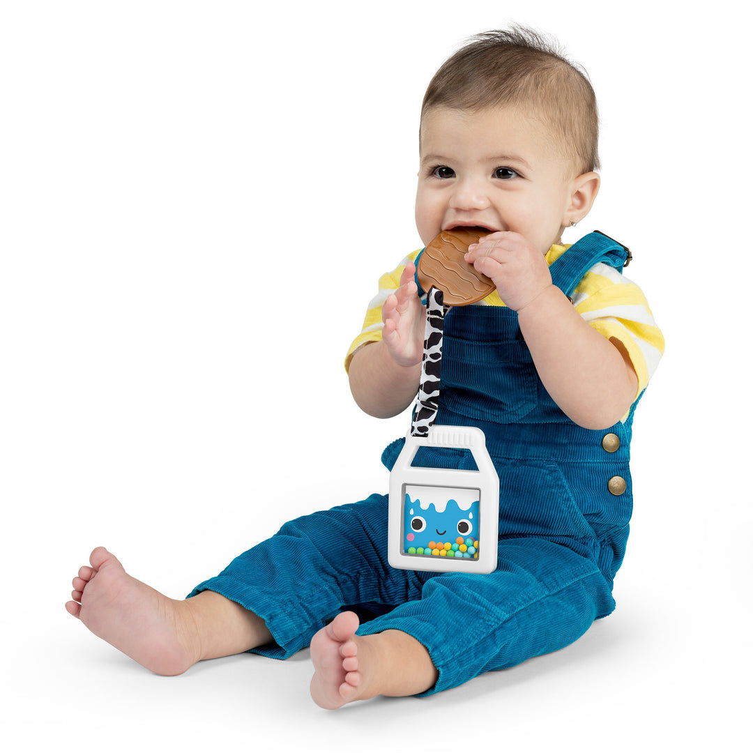 Cookies & Teethe 2-in-1 Rattle and Teether Toy