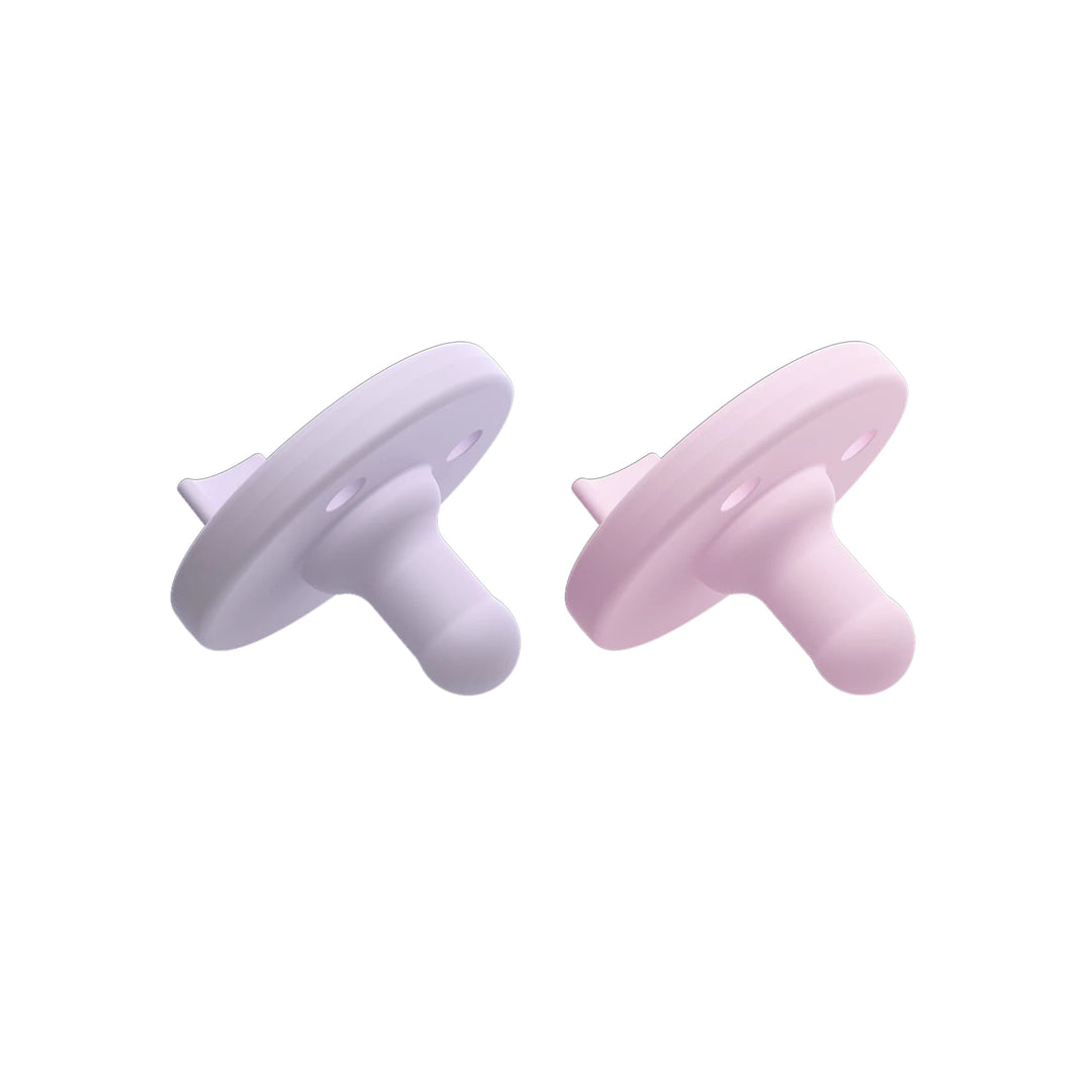 Soothie Pacifier 2 Pack - 0-3M - Lilac/Pink