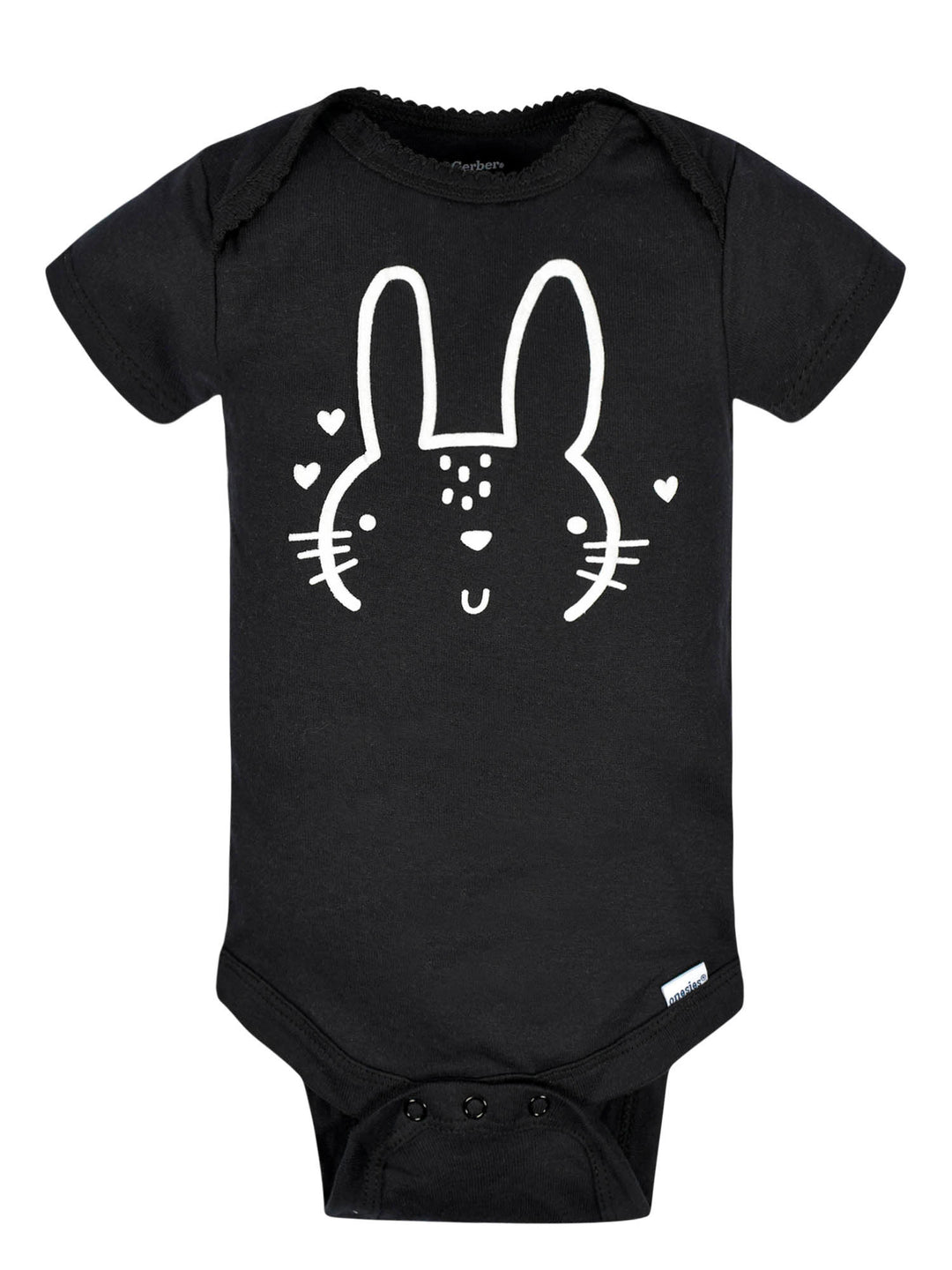 8-Pack Baby Girls Bunny Onesies® Bodysuits