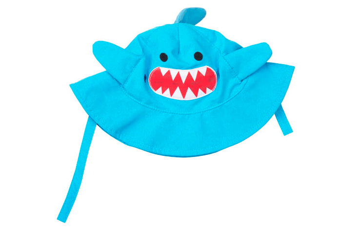 d - ZOOCCHINI - UPF50+ Baby Sun Hat Shark 12-24m UPF50+ Baby Sun Hat - Shark 855409006586