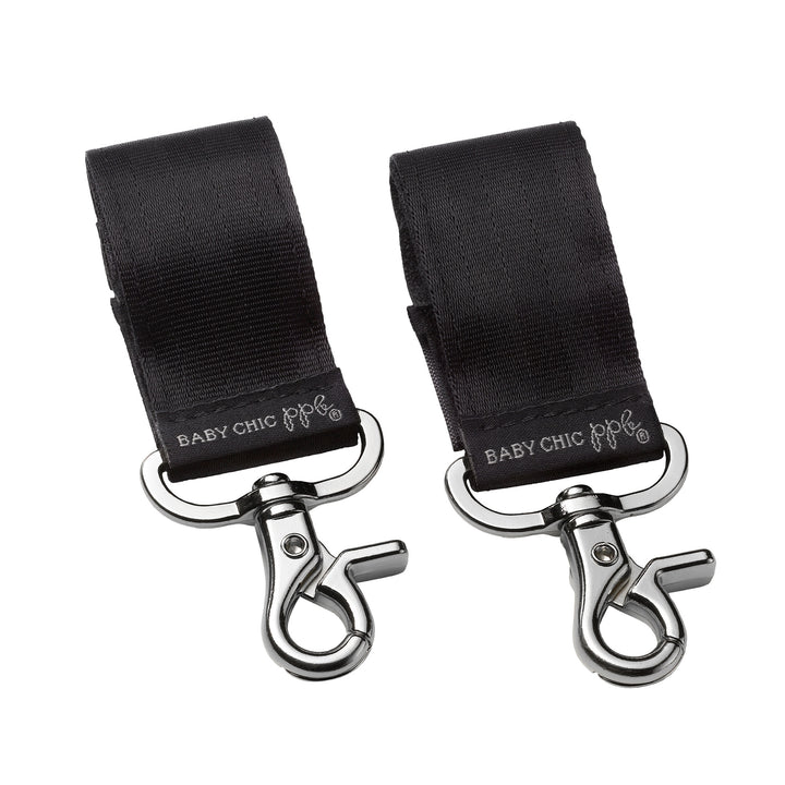 d - PPB - Valet Stroller Clips - Silver-Black Valet Stroller Clips - Silver/Black 878927000607