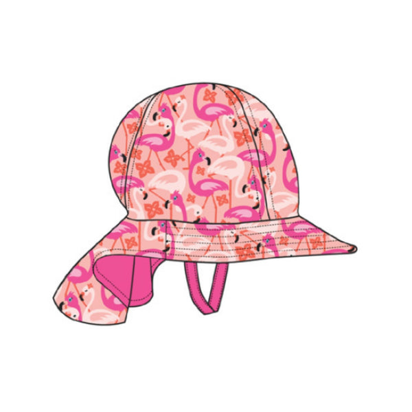Cape Sunhat - Franny the Flamingo