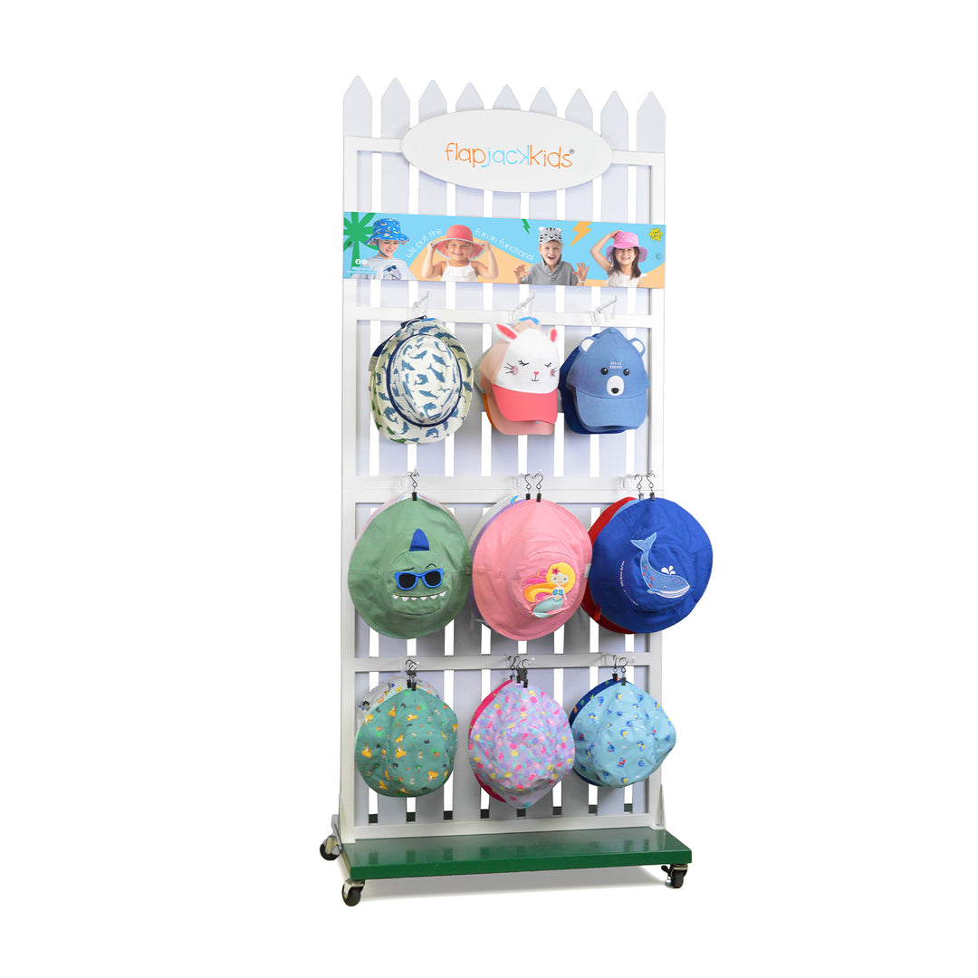 *FlapJackKids - Picket Fence Merchandiser Display Picket Fence Merchandiser Display (Not Filled) 873874003756