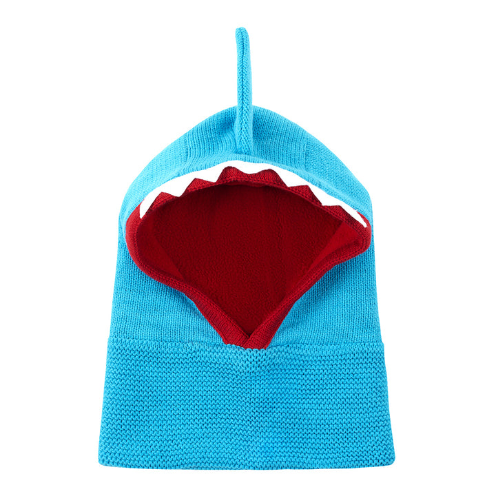 d -ZOOCCHINI -BabyTdlr Knit Balaclava Hat Shrman Shark12-24M BabyToddler Knit Balaclava Hat-Sherman the Shark 810608030893