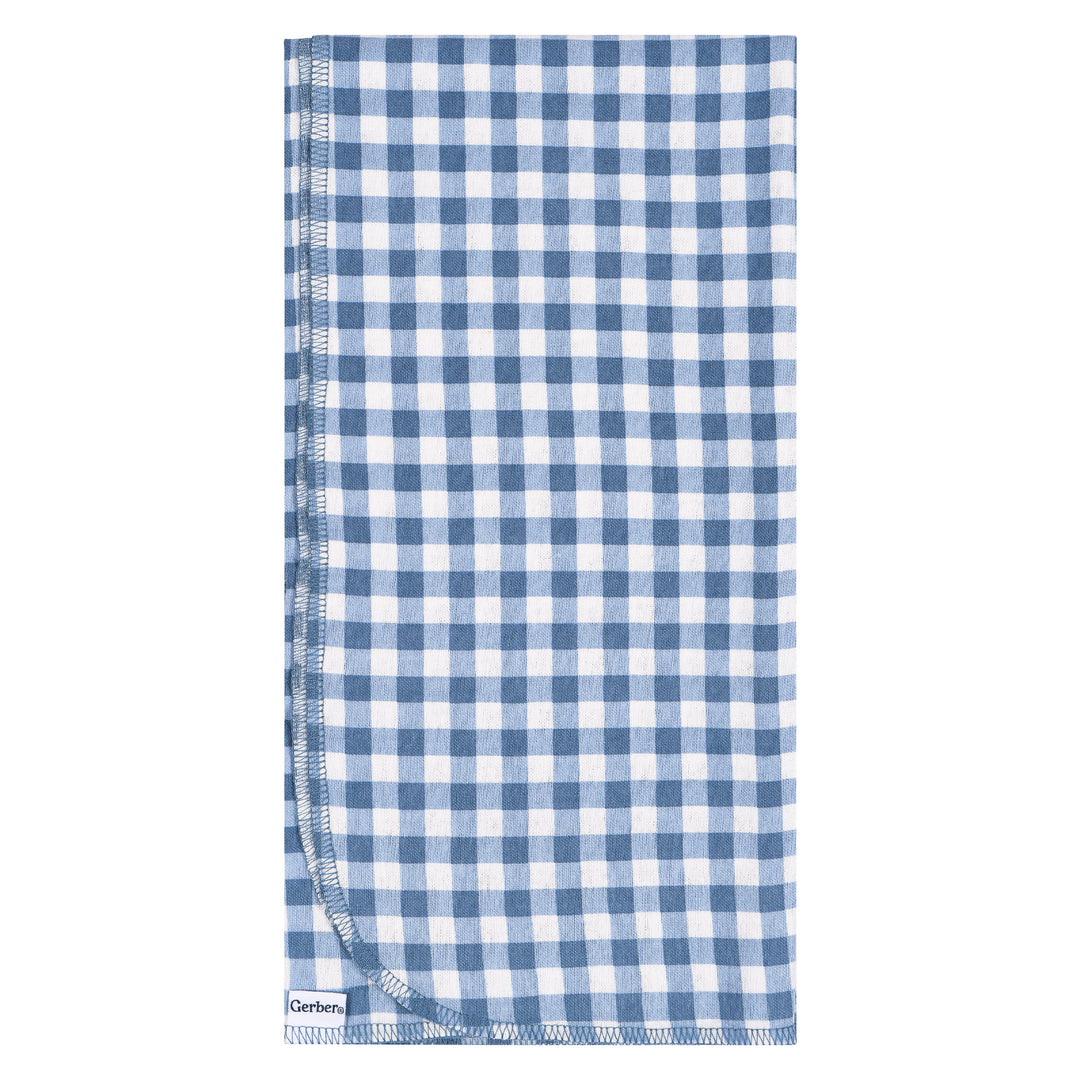 Flannel Receiving Blanket - 4pk
