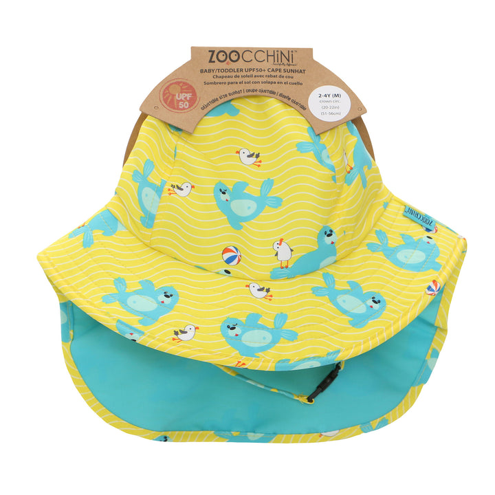 UPF50+ Baby-Toddler Cape Sun Hat